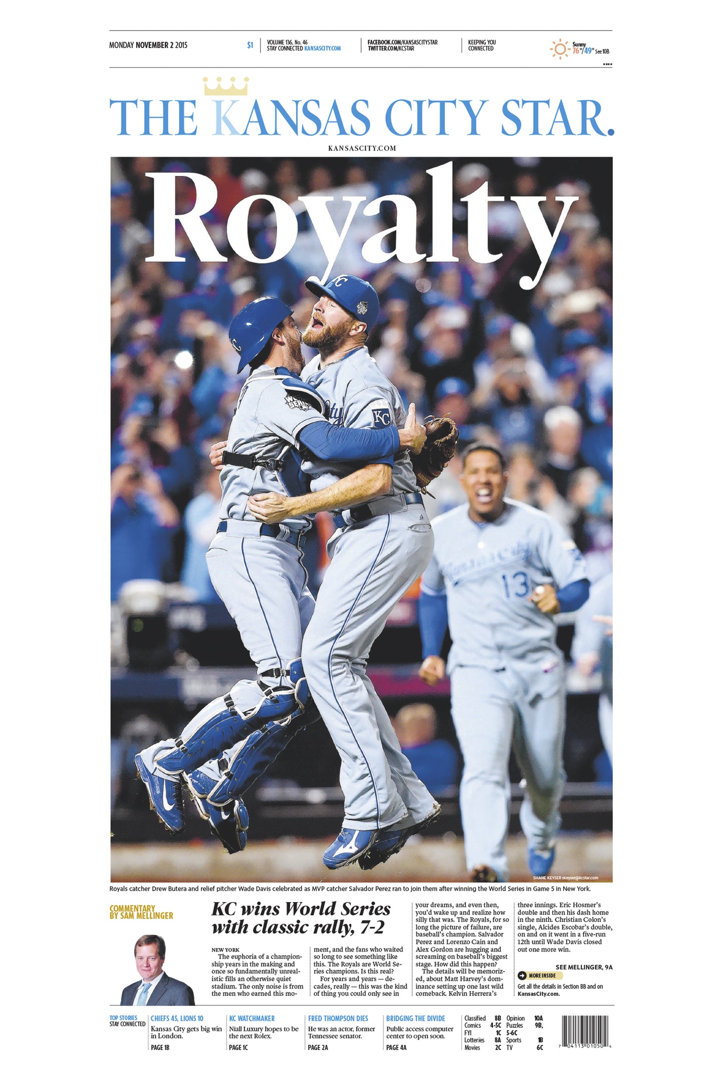 Kansas City Royals 2015 World Series Champions