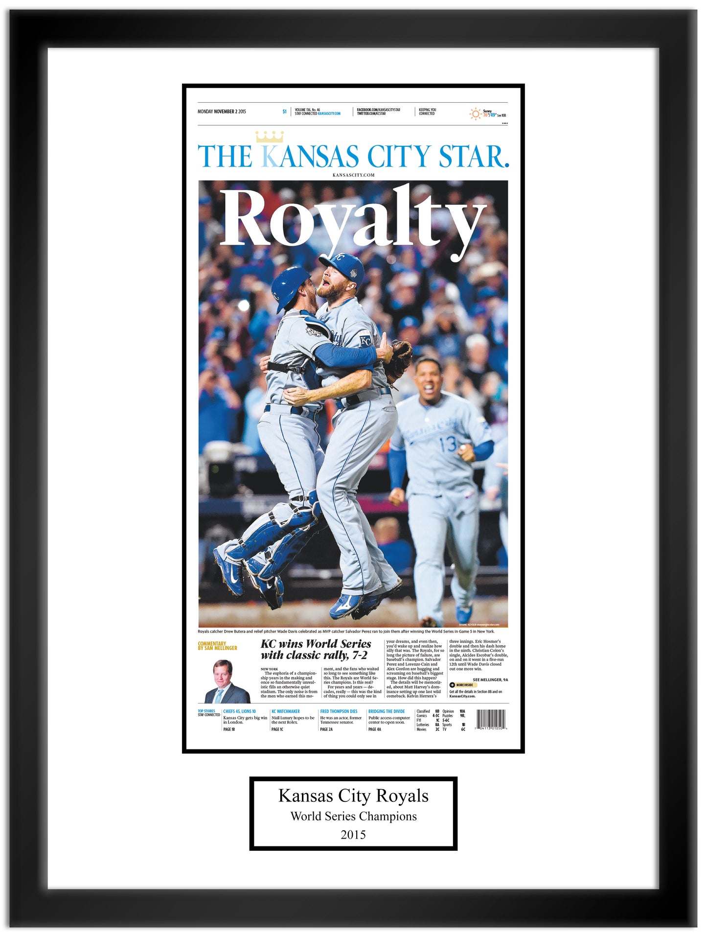 Kansas City Royals 2015 World Series Champions