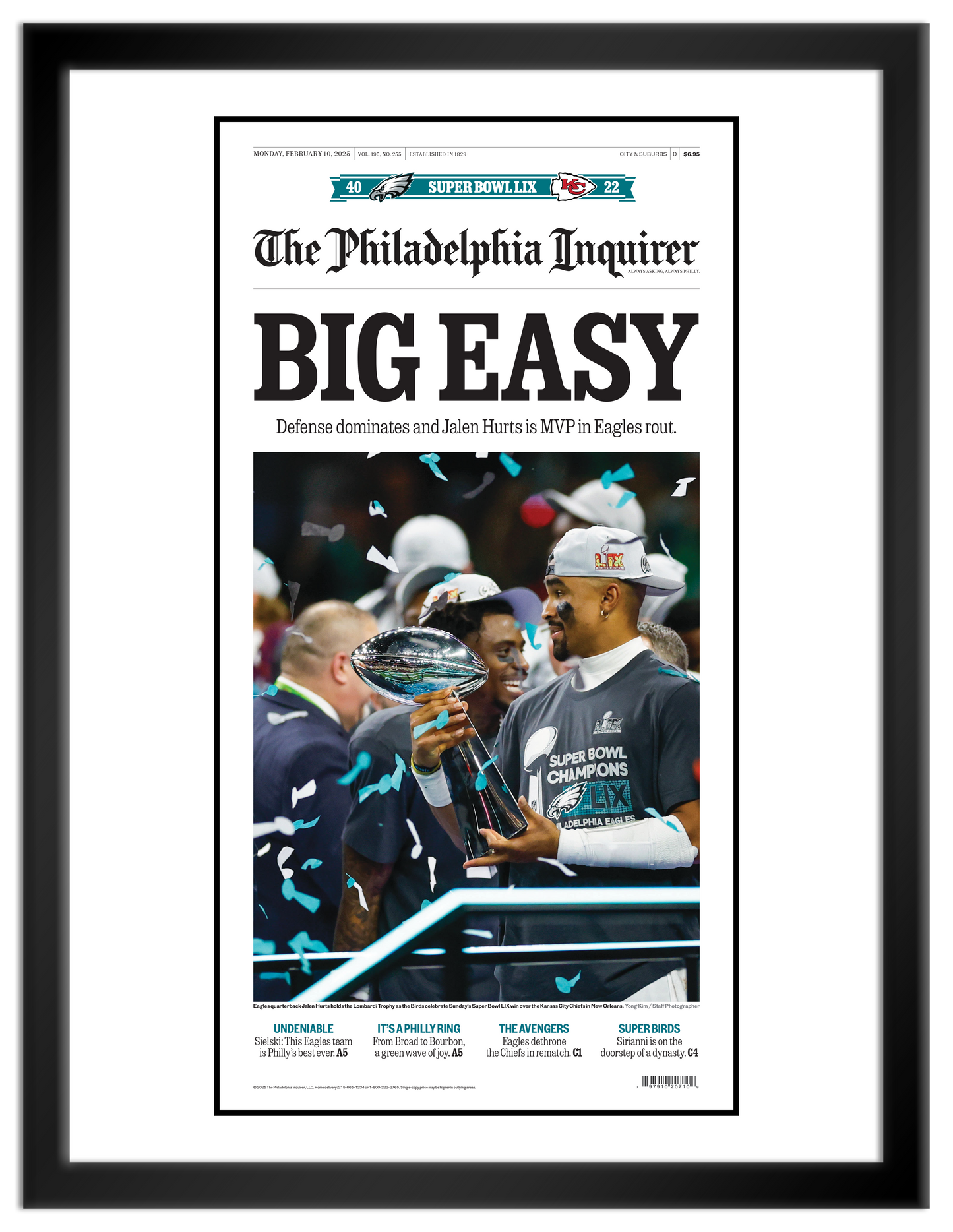 Eagles Super Bowl 2025: Big Easy - 1 Page