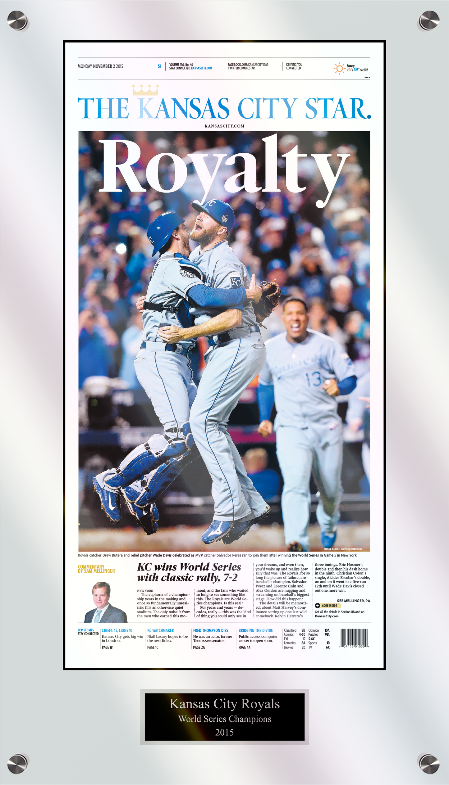 Kansas City Royals 2015 World Series Champions