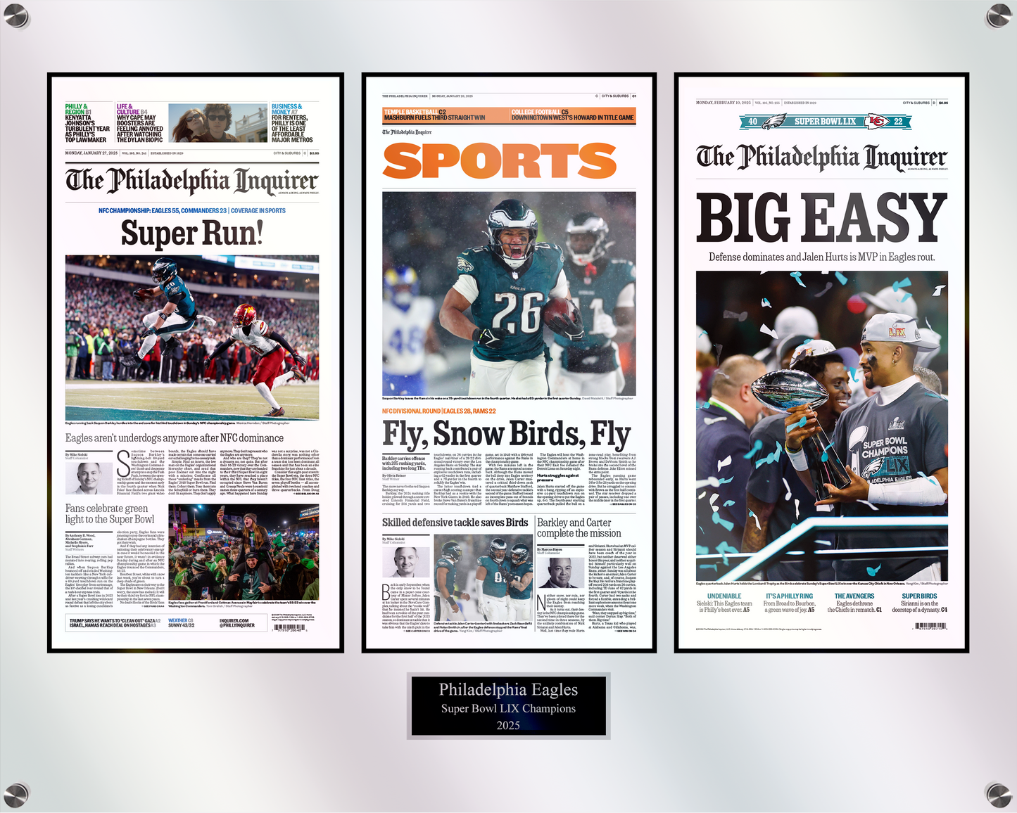 Eagles Super Bowl 2025: Sports Super Run Big Easy - 3 Page