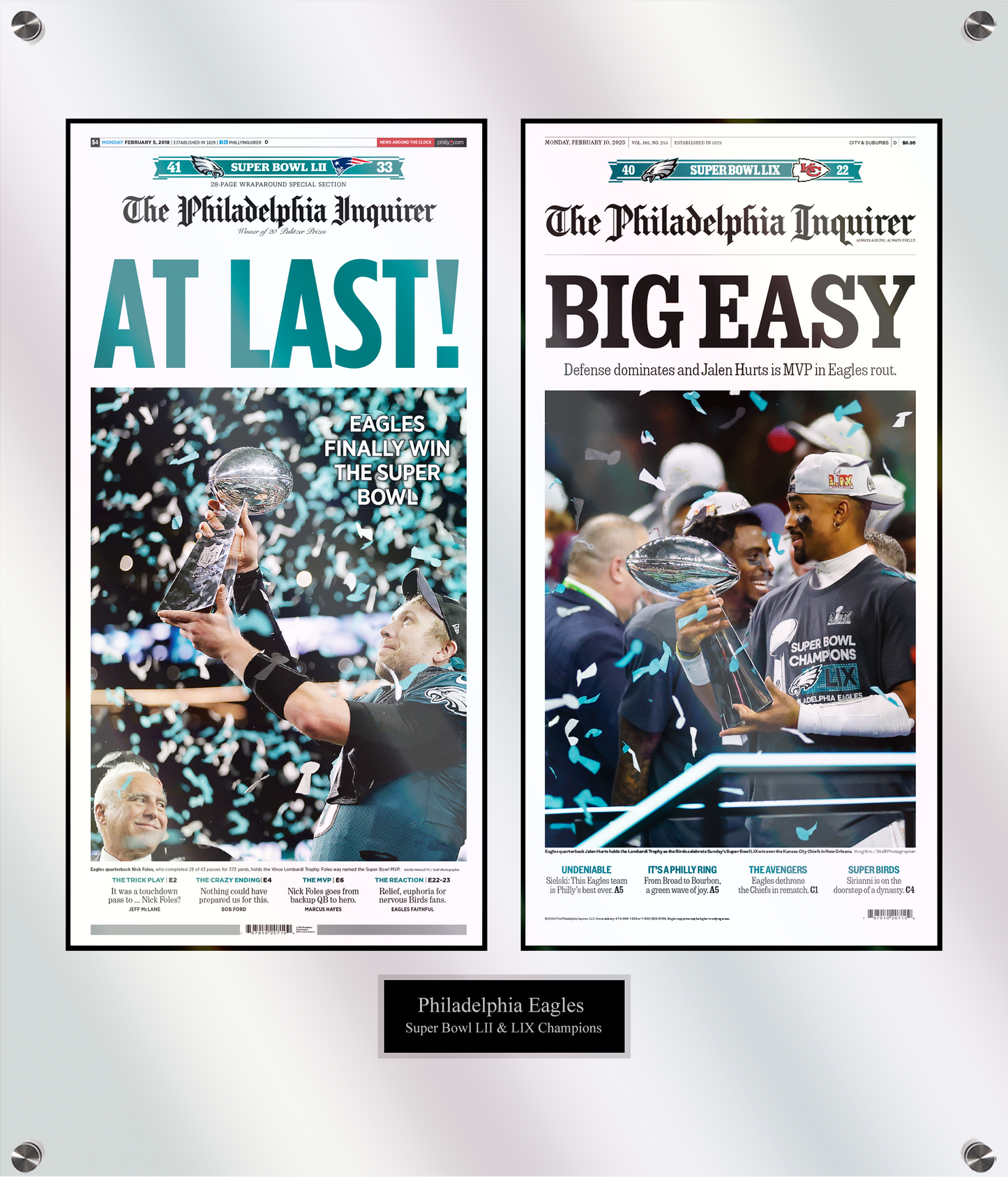 Eagles Super Bowl 2025: At Last Big Easy 2 Page