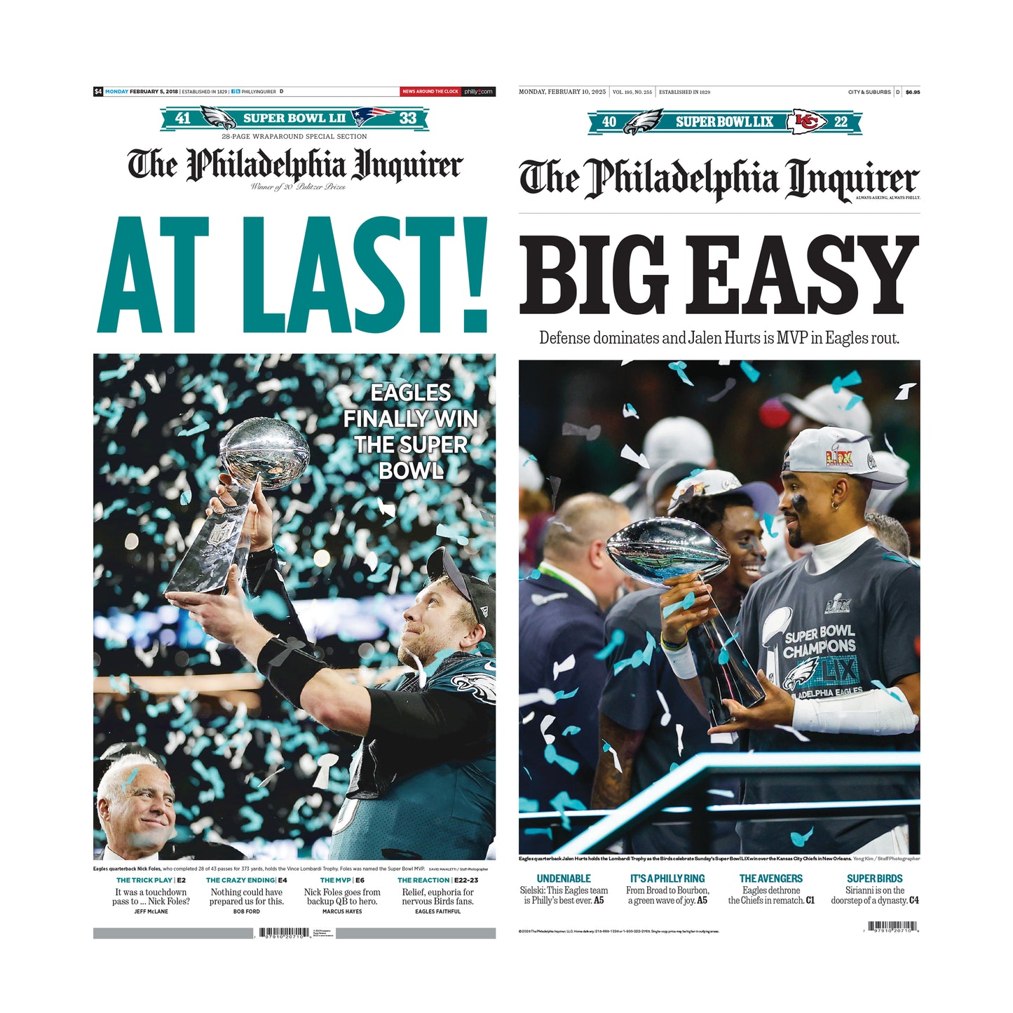 Eagles Super Bowl 2025: At Last Big Easy 2 Page
