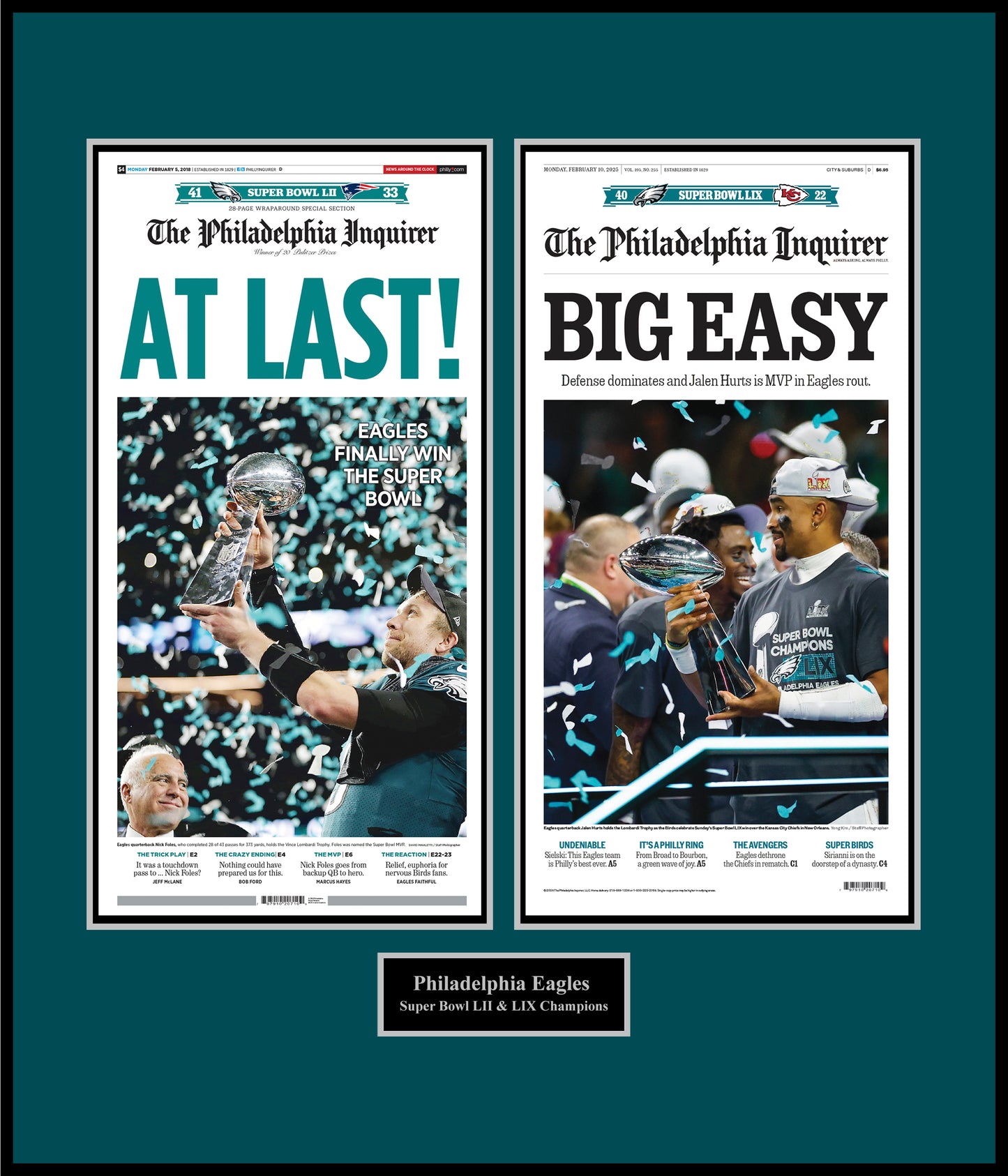 Eagles Super Bowl 2025: At Last Big Easy 2 Page