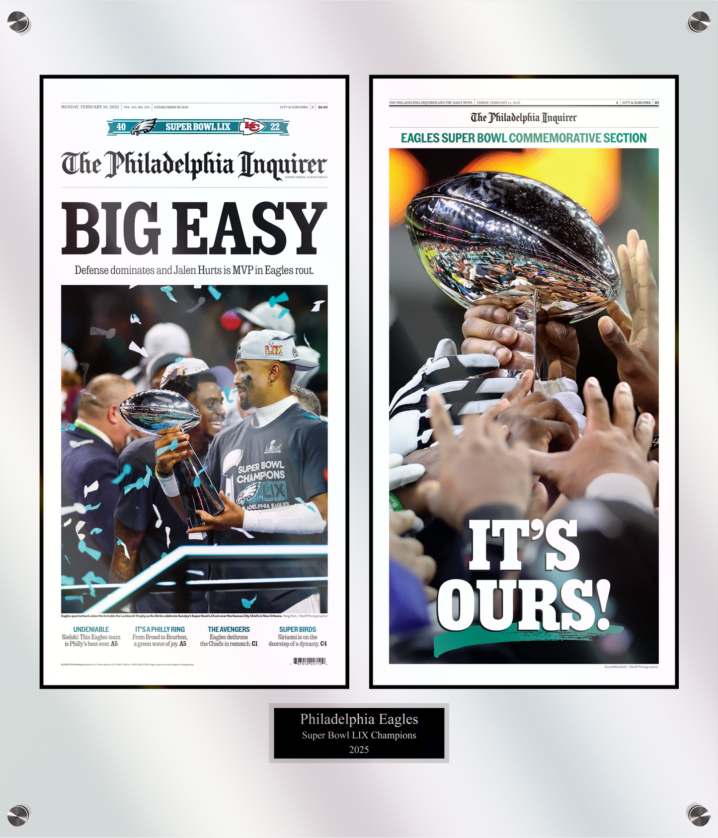 Eagles Super Bowl 2025: Big Easy Its Ours - 2 Page
