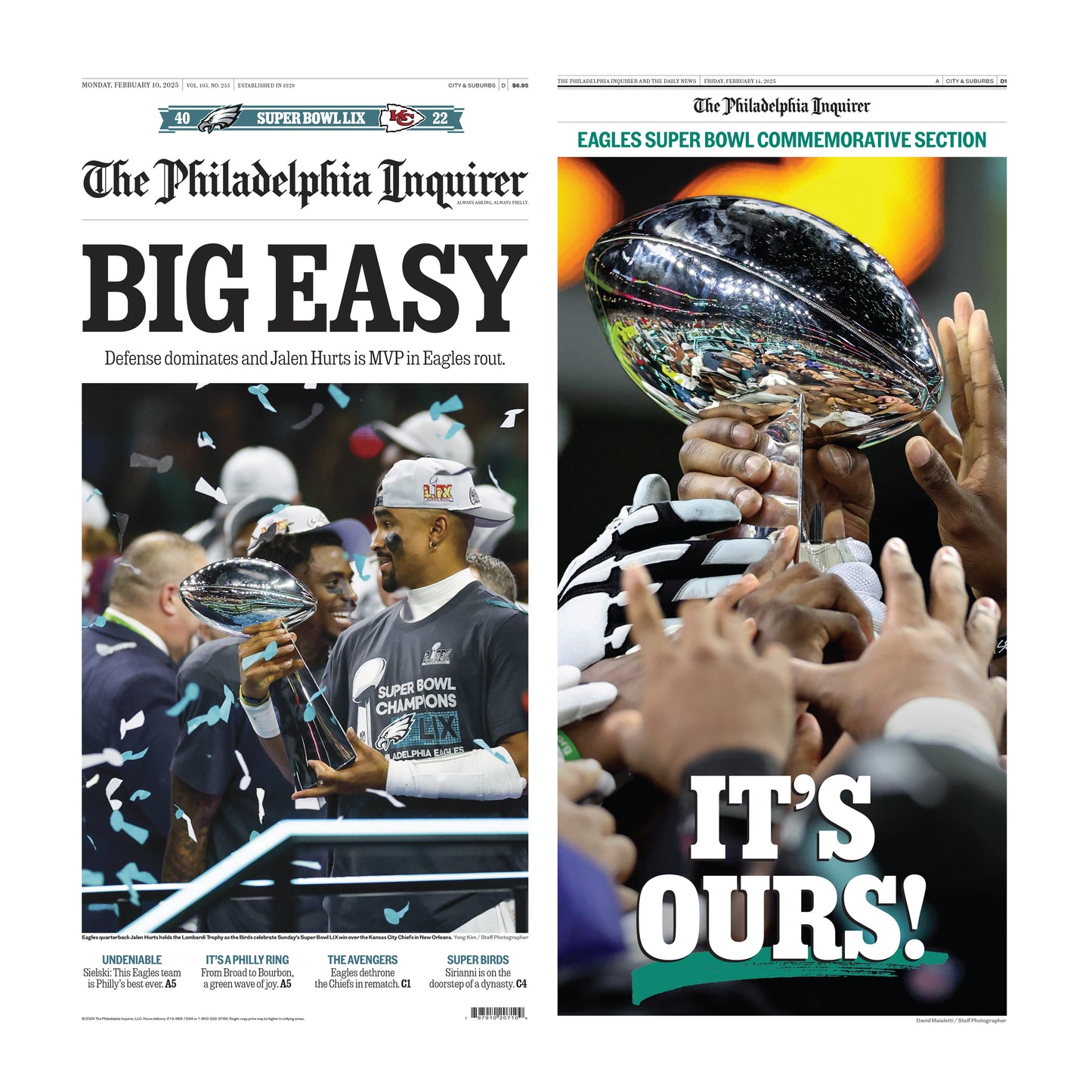 Eagles Super Bowl 2025: Big Easy Its Ours - 2 Page