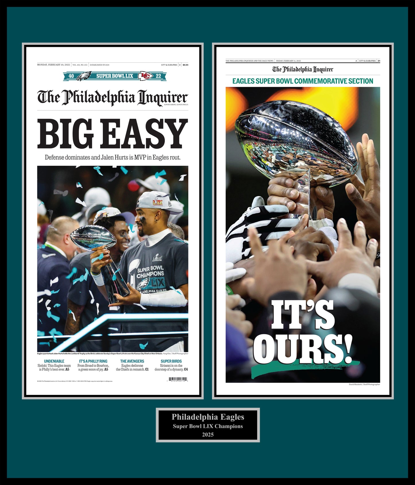 Eagles Super Bowl 2025: Big Easy Its Ours - 2 Page