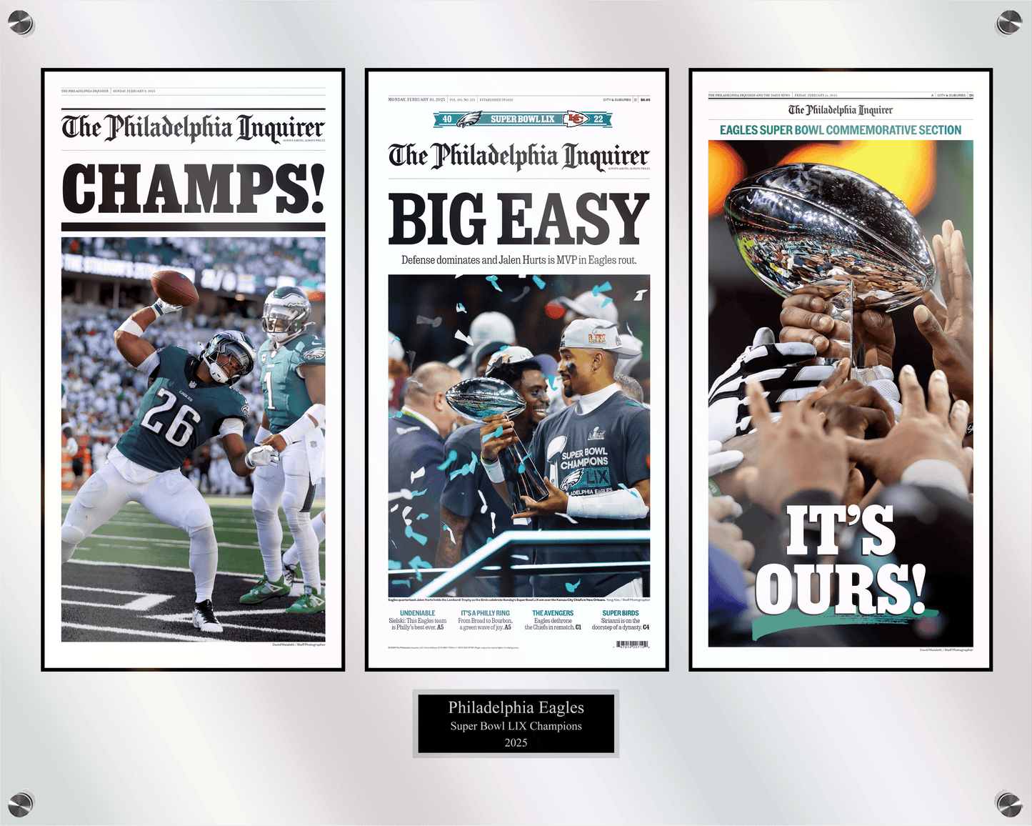 Eagles Super Bowl 2025: Champs Big Easy Its Ours - 3 Page Page