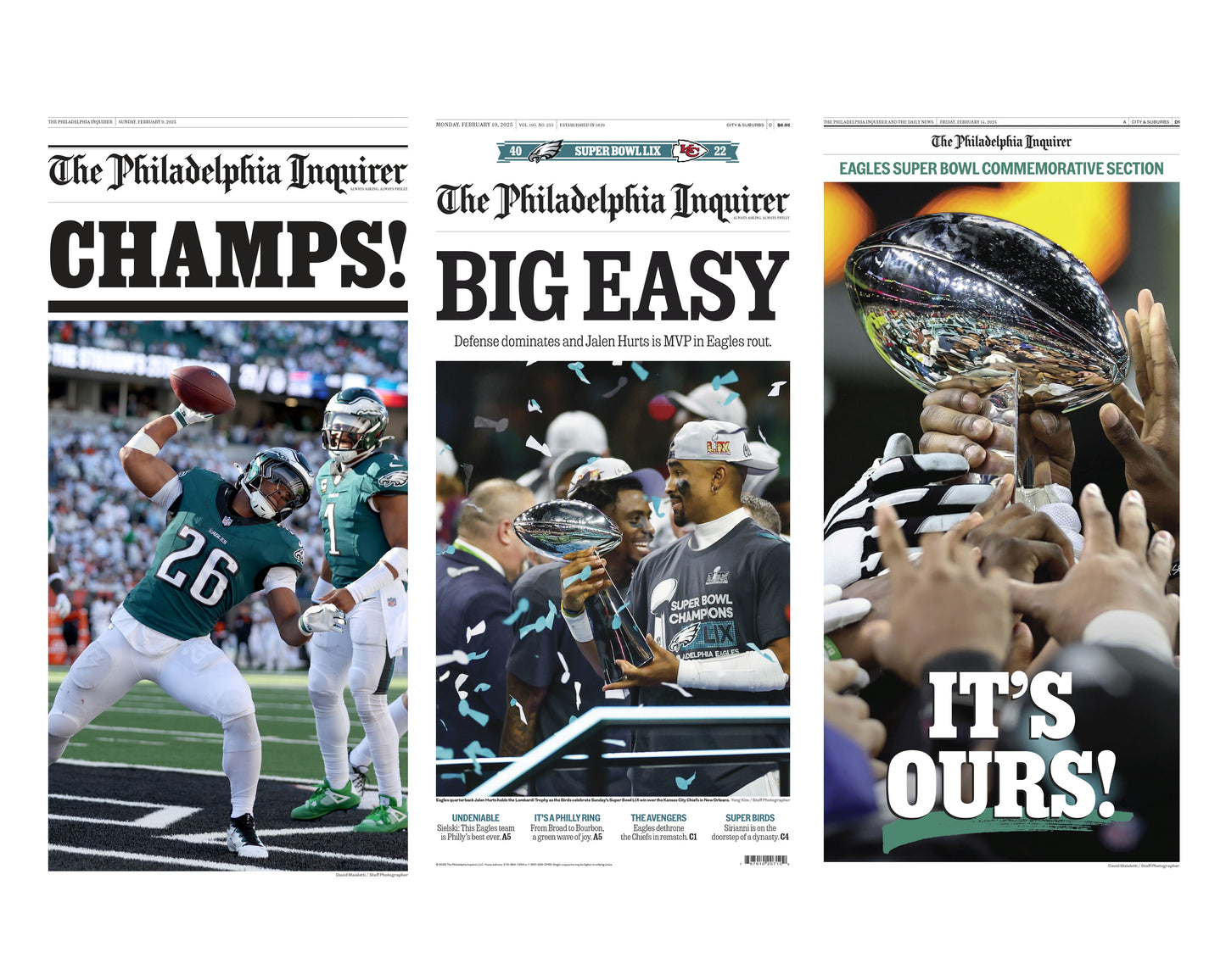 Eagles Super Bowl 2025: Champs Big Easy Its Ours - 3 Page Page