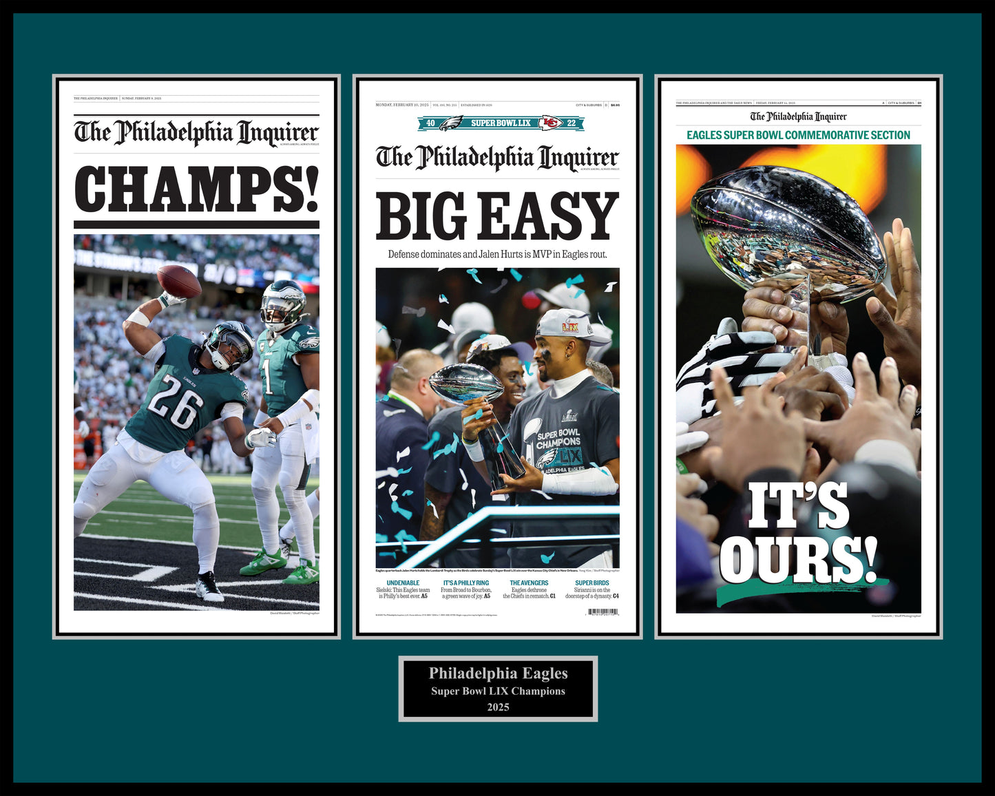 Eagles Super Bowl 2025: Champs Big Easy Its Ours - 3 Page Page