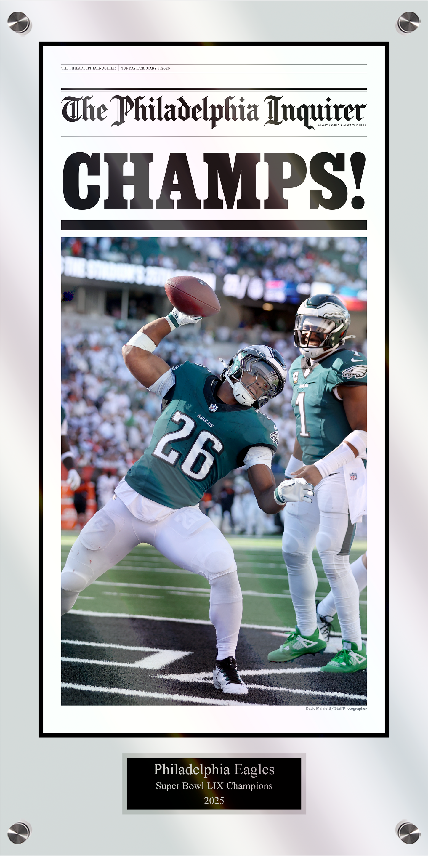 Eagles Super Bowl 2025: CHAMPS - 1 Page