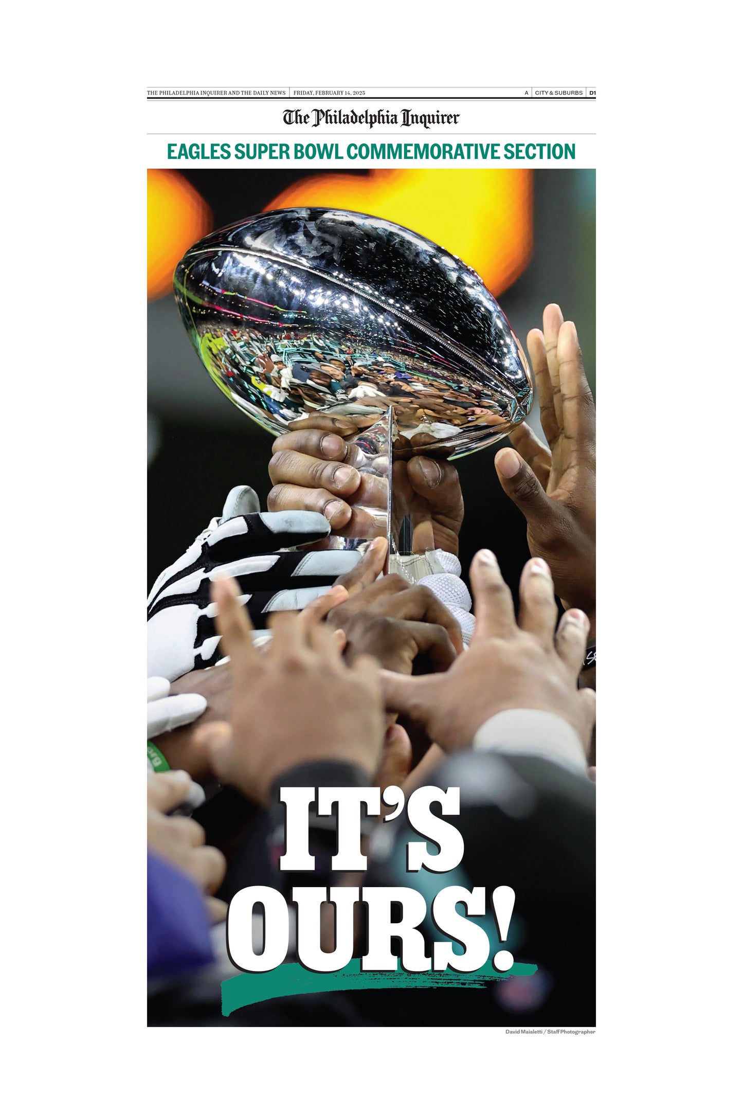 Eagles Super Bowl 2025: Its Ours - 1 Page