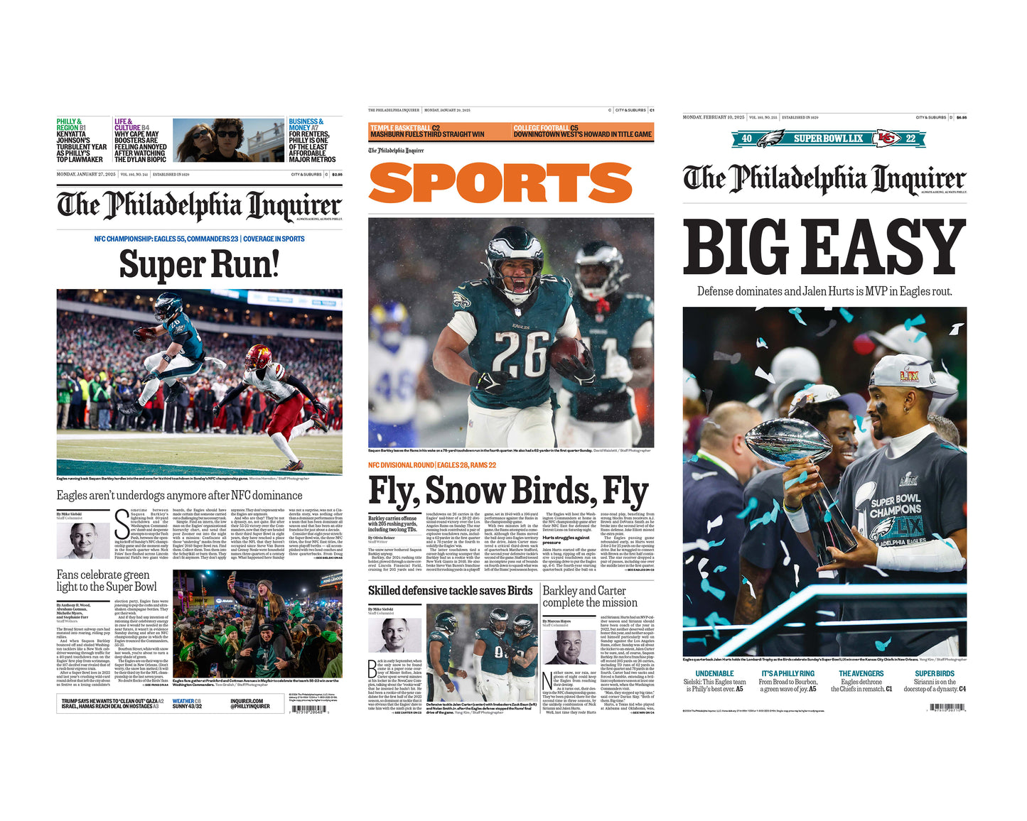 Eagles Super Bowl 2025: Sports Super Run Big Easy - 3 Page