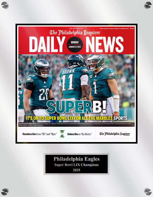 Eagles Super Bowl 2025: Superb - 1 Page