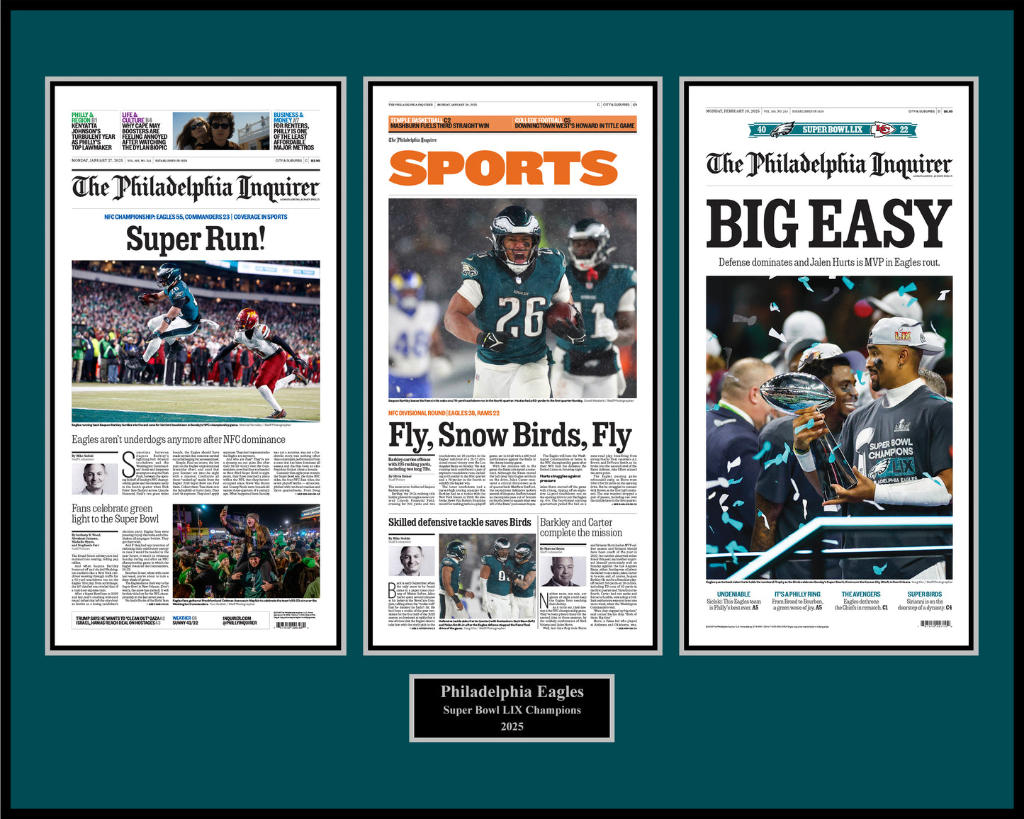 Eagles Super Bowl 2025: Sports Super Run Big Easy - 3 Page