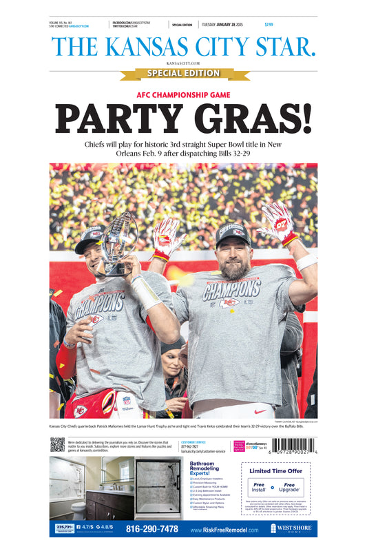 Kansas City Chiefs AFC Championship "Party Gras" Special Edition