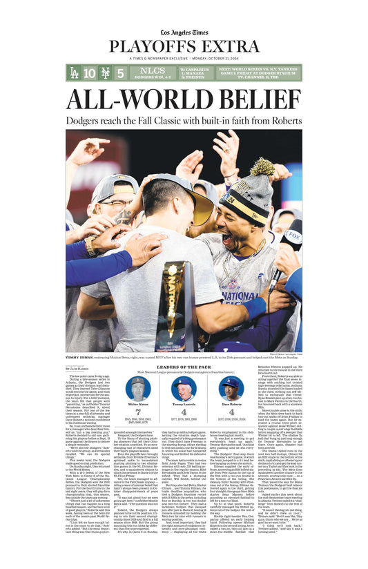 2024 LA Dodgers NLCS "All-World Belief"