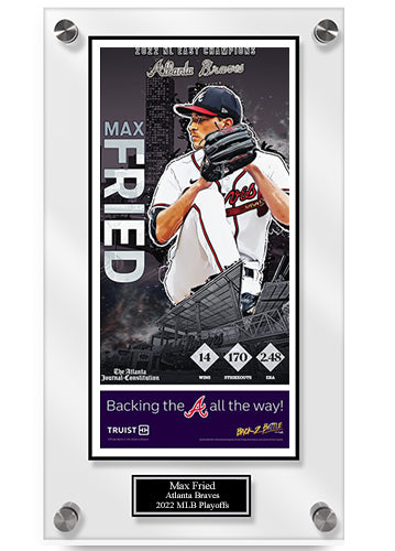 Max Fried 2022 NL East Acrylic