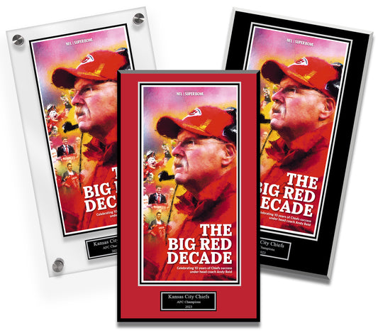 2023 AFC Championship Big Red Plaques