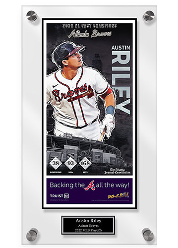 Austin Riley 2022 NL East Clear Acrylic