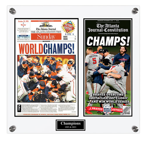 1995 & 2021 Braves “Champs” Acrylic