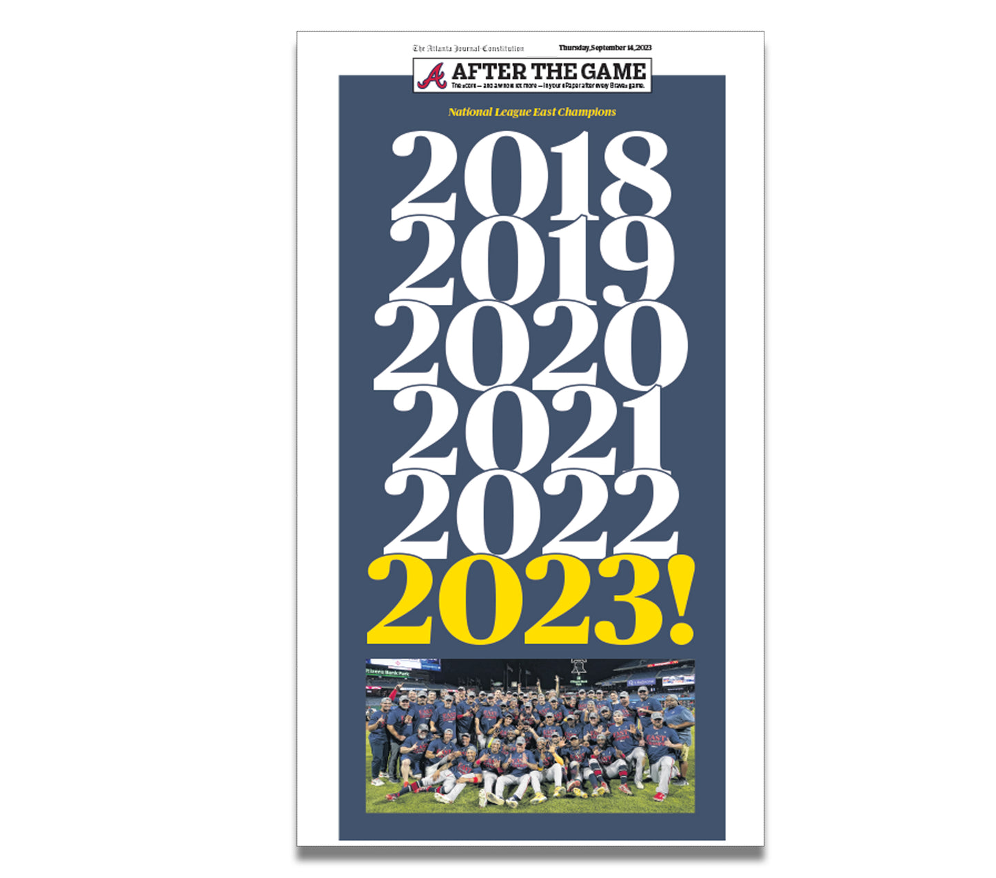 Braves Years Poster