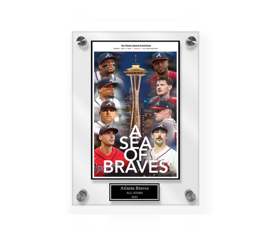 A Sea of Braves Acrylic Plaque