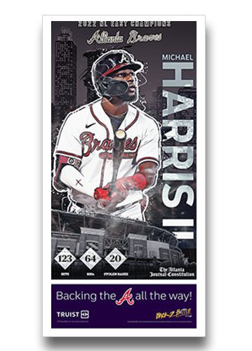 Michael Harris 2022 NL East Poster