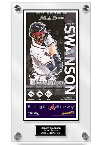 Dansby Swanson 2022 NL East Acrylic