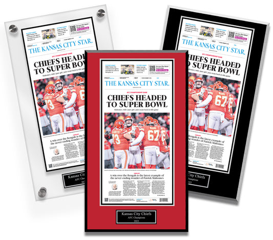 2023 AFC Championship Print Edition Plaques