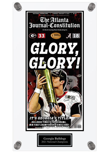 Bulldogs 2022 Glory Edition Acrylic Plaque