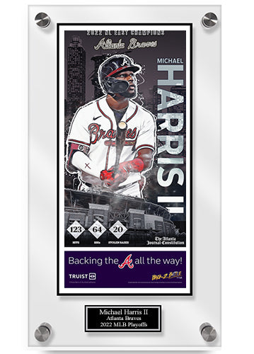 Michael Harris 2022 NL East Acrylic