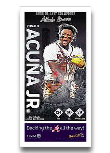 Póster de Ronald Acuña 2022 División Este de la Liga Nacional